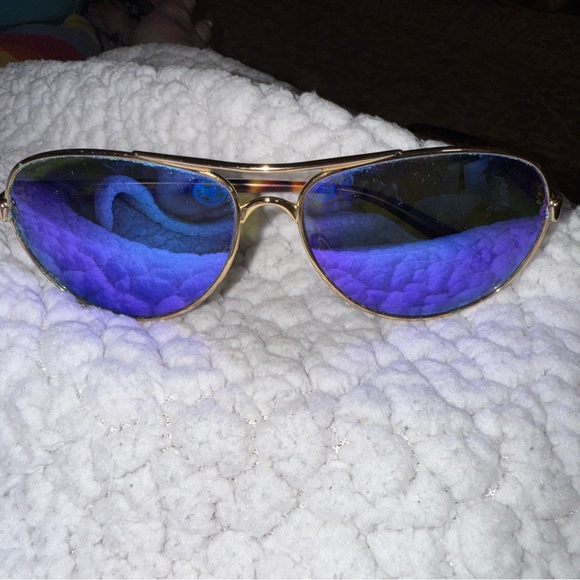 Oakley Accessories - OAKLEY Feedback Gold Sapphire Iridium OO4079-18 Sunglasses